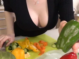 Neighbor Crush: Adoring Fan Meets Beautiful Cooking YouTuber