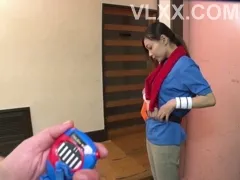 Perverted Homeowner Uses Time-Stopping Watch on Female Delivery Driver