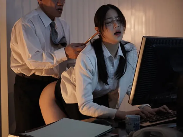 Frustrated Office Employee Succumbs to Her Boss's Persistent Advances